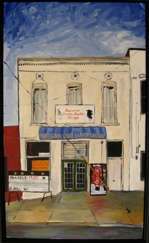 Painting-Cityscape-Barber College