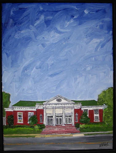 Painting-Cityscape-Brownsville Presbyterian