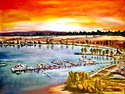 John Sekyi - Landscape Painting Johnny Sekyi, Landscape - Landscape Painting