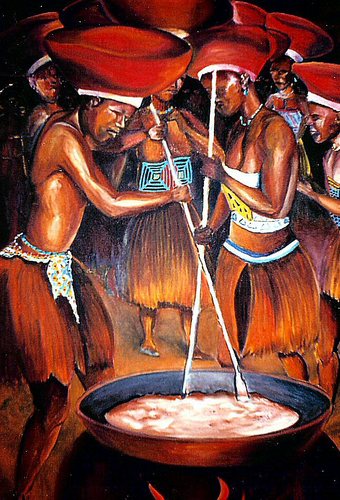 Painting-African Brew