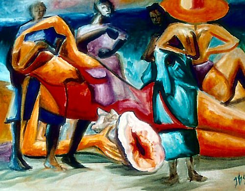 Painting-Abstract-The Beach