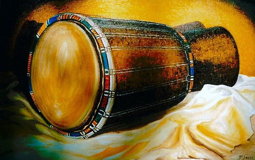 Painting-Still Life-Drum1