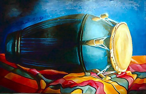 Painting-Still Life-Drum2