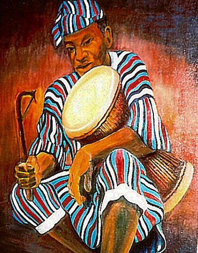 Painting-Genre-The Gong Beater