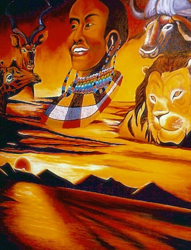 Painting-Symbolism-Mother Africa