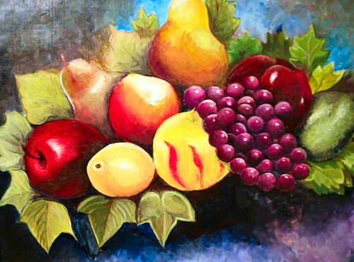 Painting-Still Life-Healthy Eating 2