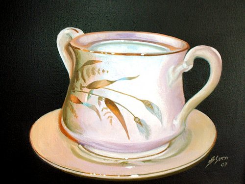 Painting-Still Life-Sugar Bowl