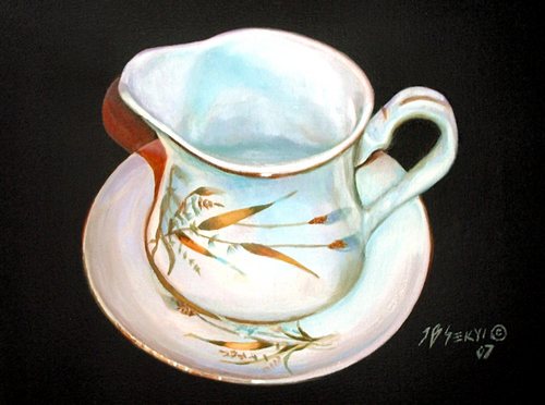 Painting-Still Life-Milk Jar