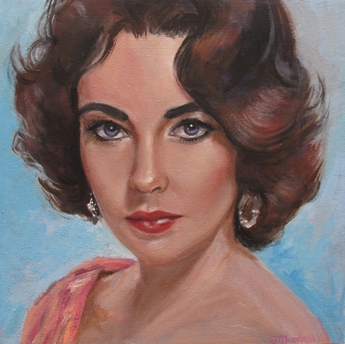 Painting-Elizabeth Taylor
