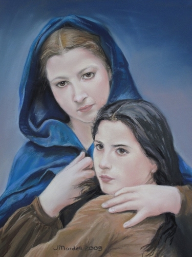 Painting-Portrait-Study of Bouguereau's L'Orage