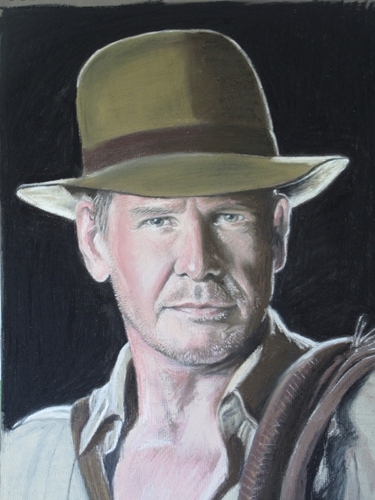 Painting-Portrait-Indiana Jones