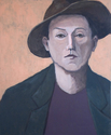 Painting--Acrylic-ExpressionistMan In Hat