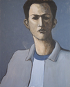 Painting--Acrylic-ExpressionistBoy In Blue