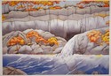 Painting--Watercolor-LandscapeLife Among the Cliffs