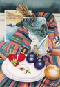 Painting--Watercolor-Still LifePlate and Pocket