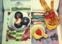 Painting--Watercolor-Still LifeOn the Book