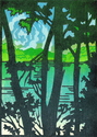 Print Making--LandscapeSouth of Easton