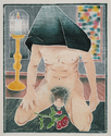 Print Making--Woodblock-FigurativePrivate Prayer