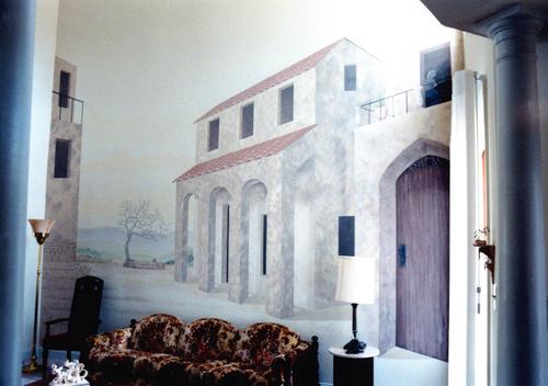Painting-Cityscape-Mural / Villa