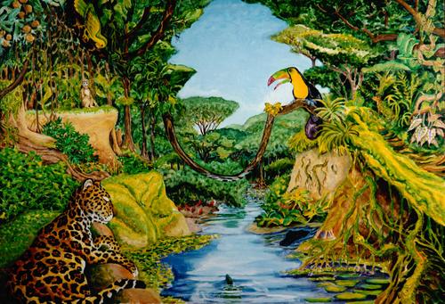 Painting-Painting / Rain Forest