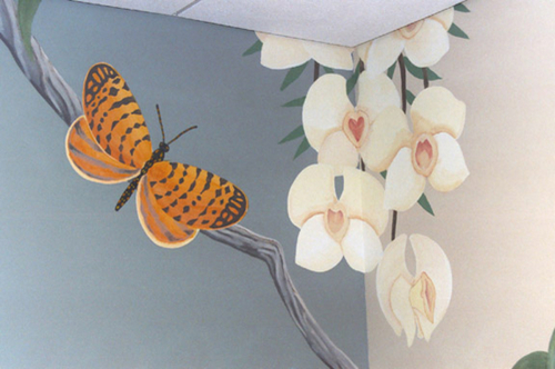 Other-Frog mural detail (butterfly)