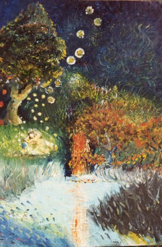 Painting-Impressionism-A Midsummer Night;s Dream
