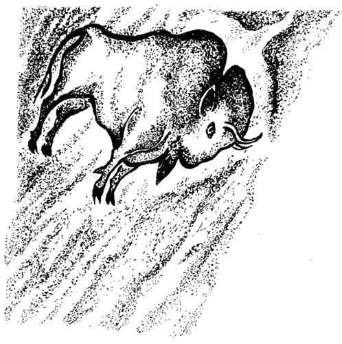 Drawing-Bison