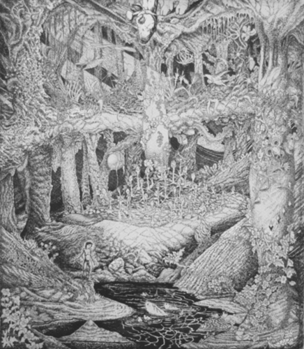 Drawing-Fantasy-Cavern of Wonder