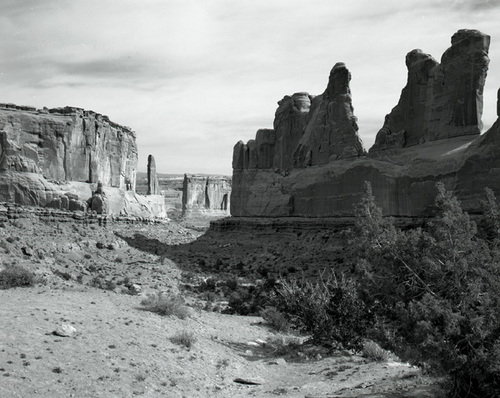 Photography-Landscape-Park Avenue, Arches National Park, Utah. 2005 0514b