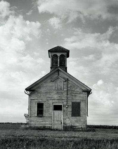 Photography-Abandoned school, Fillmore County, Minnesota 1985 0717d