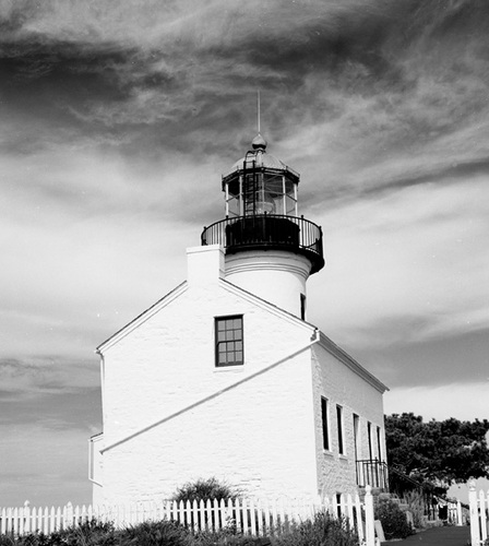 Photography-Architecture-Point Loma lighthouse, San Diego, California r01-121-3
