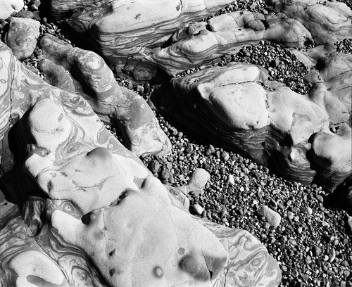 Photography-Landscape-Stone and gravel, Point Lobos, California r08-0212b-41