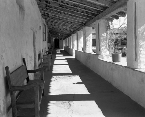 Photography-Architecture-Colonnade, Carmel Mission r08-0214a-43