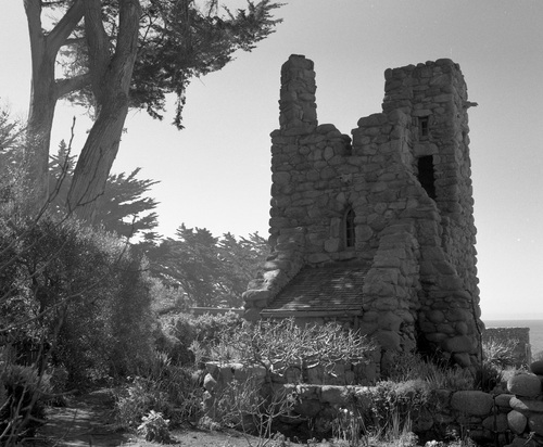 Photography-Architecture-Hawk Tower, Robinson Jeffers home, Carmel, California r08-0216a-46
