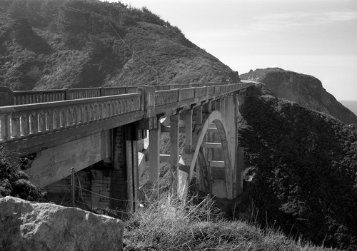 Photography-Landscape-Highway One bridge, Big Sur, California r08-0220a-43