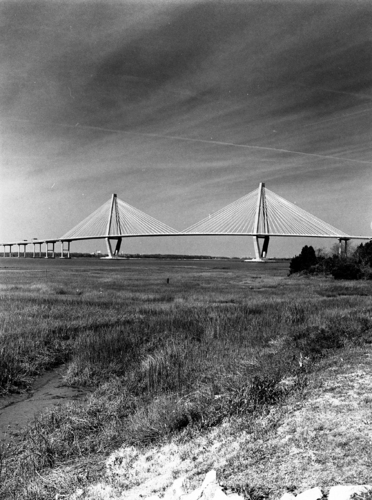 Photography-Landscape-r09-0209-50 Grace Memorial Bridge and Cooper River, Charleston ,South Carolina