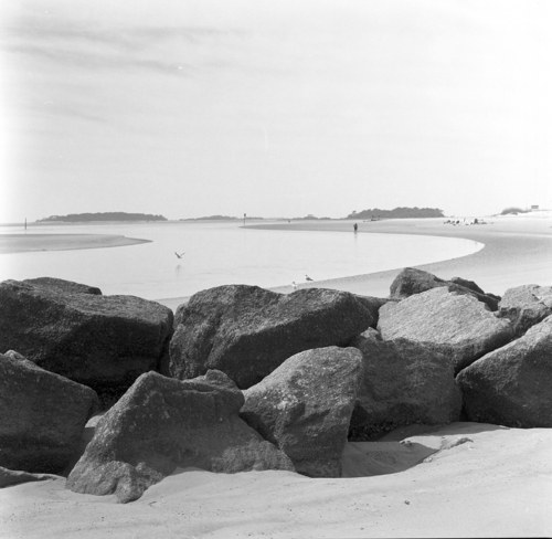 Photography-Landscape-r09-0211-47 Breakwater and pool, Tybee Island, Georgia