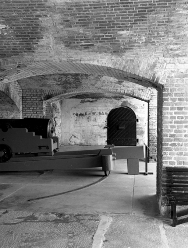 Photography-Architecture-r09-0218-51 Gun gallery, Fort Sumter, Charleston, South Carolina