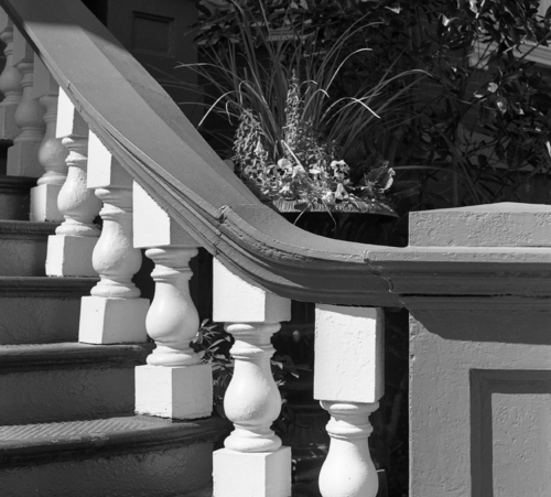 Photography-Architecture-r09-0223b-49 Handrail,historic district, Savannah, Georgia