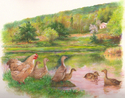 Painting--Oil-AnimalsCHUCKLING-2