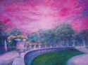 Painting--Oil-CityscapeJARDIN DU LUXEMBOURG