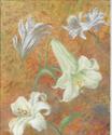 Painting--Oil-Floraleaster lily