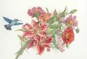 Painting-bouquet - Red