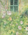 Painting--Oil-Floralhollyhock