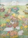 Painting--Watercolor-Animalsbunny's garden