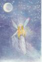 Painting--Watercolor-Figurativequarter moon-fairy