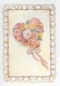 Painting--Watercolor-Floralrose on lace