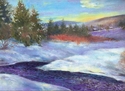 Painting--Oil-LandscapeFROZEN CREEK