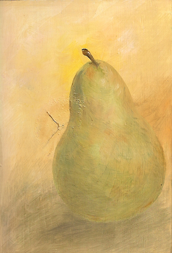 Painting-Still Life-UNE POIRE