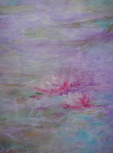 Painting-Floral-waterlily